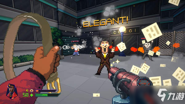 《时尚警察队》上架Steam商店 复古像素画风FPS游戏