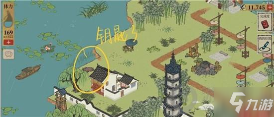江南百景图钱塘春行探险钥匙在哪里 宝箱钥匙位置分享