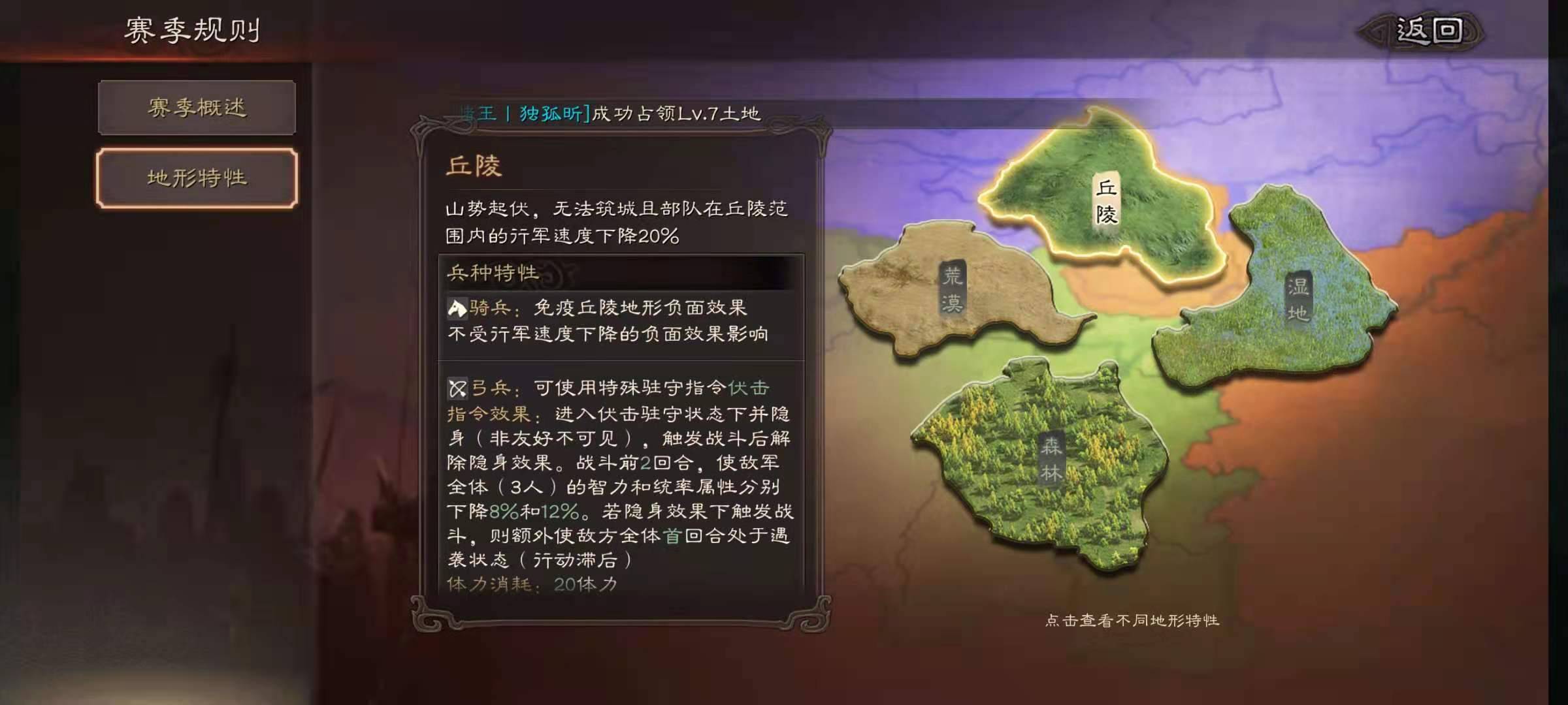 三国志战略版丘陵特殊地形怎么玩 丘陵地形详解