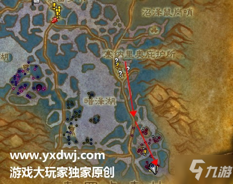 魔兽世界tbc怀旧服卡塔鲁在哪？暗泽部族任务卡塔鲁坐标