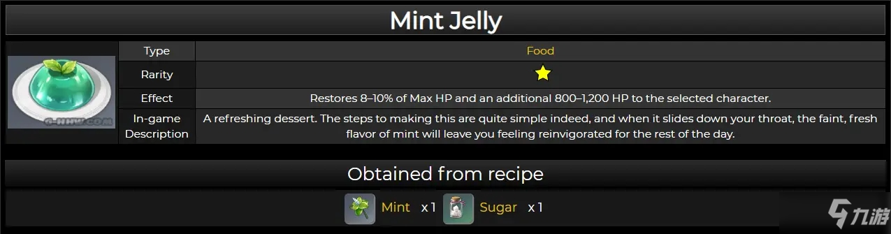 《原神》薄荷果凍食譜獲取攻略