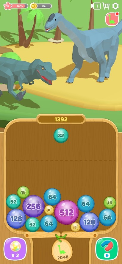 恐龙2048侏罗纪世界好玩吗 恐龙2048侏罗纪世界玩法简介