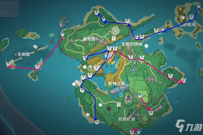 《原神》2.0稻妻名刀镡分布位置一览