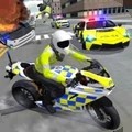 警车驾驶骑摩托车加速器