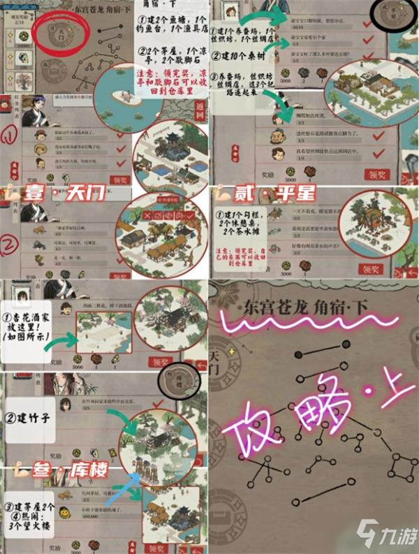 《江南百景图》东宫苍龙角宿下怎么通关