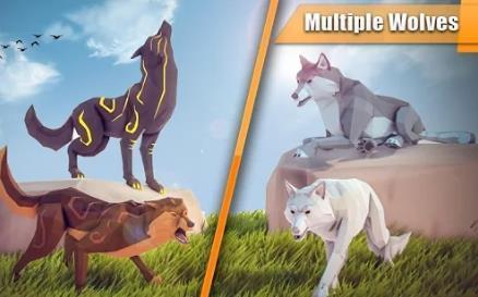 野狼模拟器3D动物家庭故事截图2