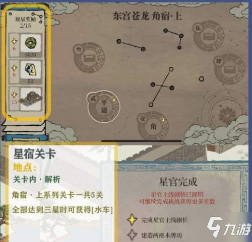 江南百景图东宫苍龙角宿上怎么过 苍龙角宿上攻略汇总