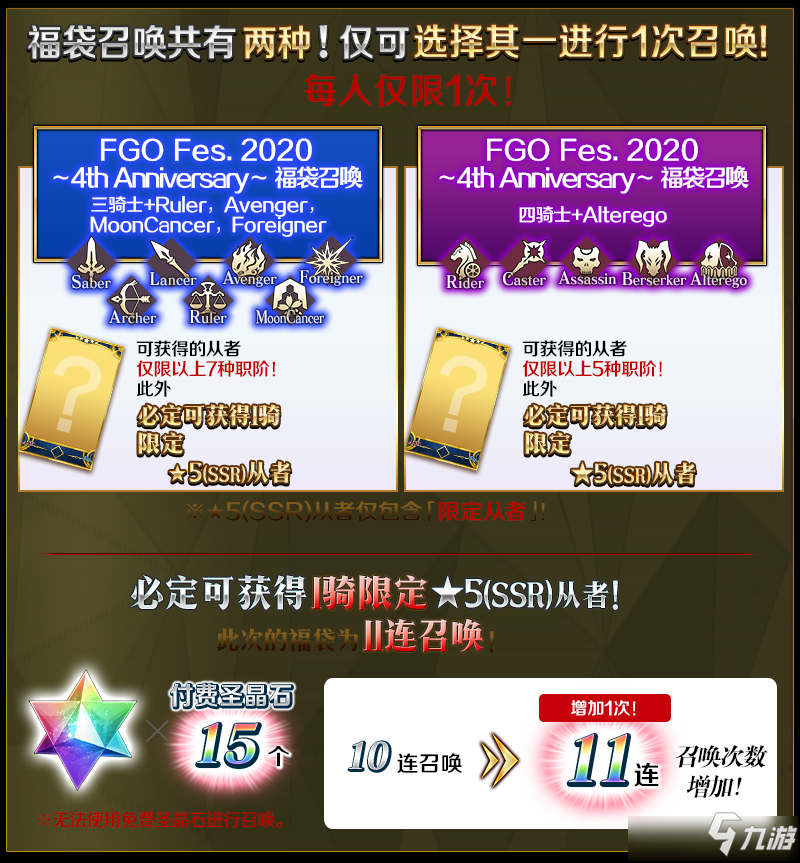 Fgo 四周年福袋值得购买吗福袋内容一览 命运冠位指定 九游手机游戏