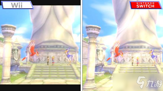 《塞尔达传说天空之剑HD》switch版和Wii版对比：色彩纹理有较大的增强