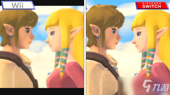 《塞尔达传说天空之剑HD》switch版和Wii版对比：色彩纹理有较大的增强