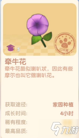 摩尔庄园手游牵牛花有什么用 摩尔庄园手游牵牛花用法一览