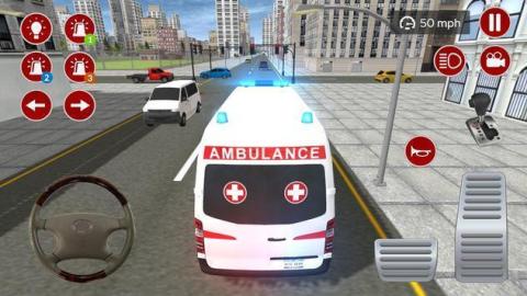 真正的救护车模拟截图2