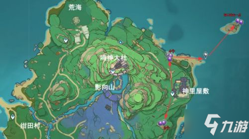 原神稻妻城紫晶块采集路线分享 稻妻城紫晶块最速采集攻略