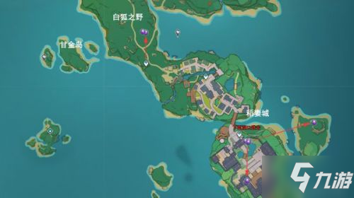 原神稻妻城紫晶块采集路线分享 稻妻城紫晶块最速采集攻略