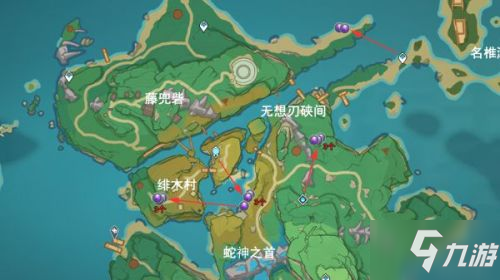原神稻妻城紫晶块采集路线分享 稻妻城紫晶块最速采集攻略