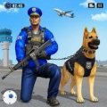 警犬機(jī)場(chǎng)追逐罪犯