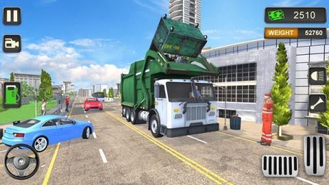 城市垃圾车模拟驾驶截图