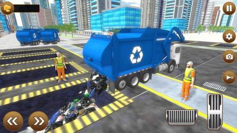 垃圾自卸车模拟驾驶截图