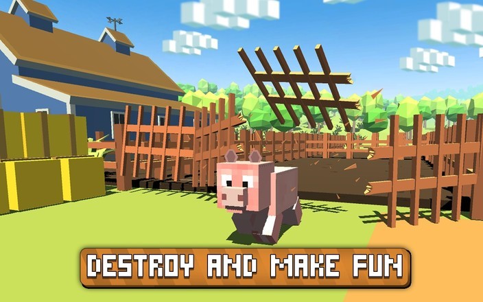 块状猪模拟器3D好玩吗 块状猪模拟器3D玩法简介