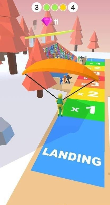 低空跳伞3D好玩吗 低空跳伞3D玩法简介