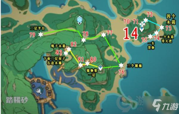原神璃月稻妻圣遗物狗粮分布在哪 璃月稻妻圣遗物狗粮位置路线攻略