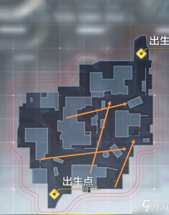 《使命召唤手游》战火小镇地图解析 战火小镇打法技巧