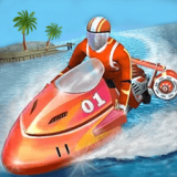 模拟水上特技摩托加速器