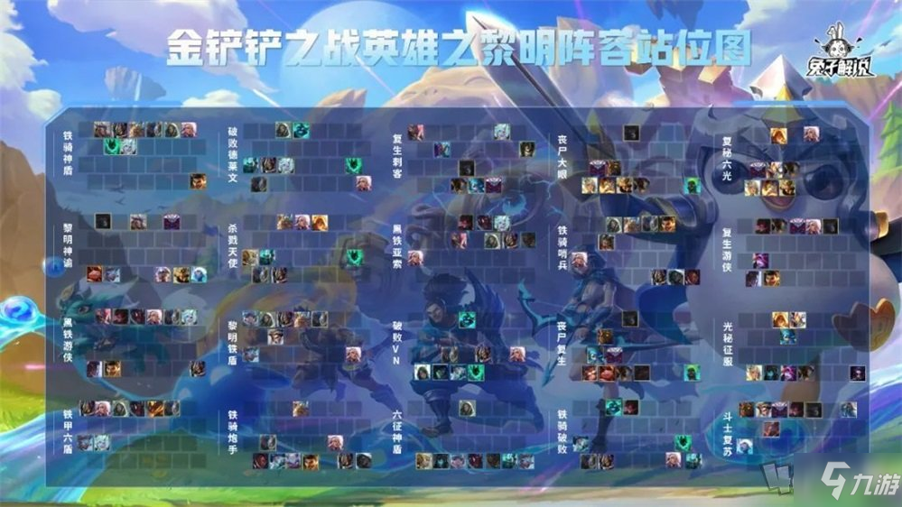 金铲铲之战英雄之黎明最强阵容 英雄之黎明版本上分阵容大全