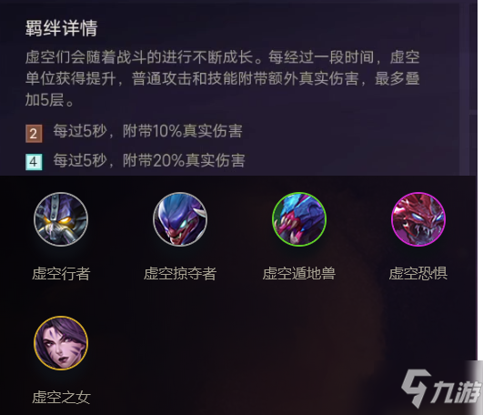 《金铲铲之战》虚空羁绊效果详解