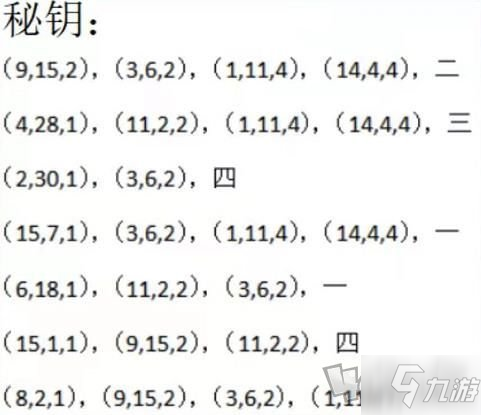 犯罪大師圣樓秘鑰答案 圣樓密匙正確答案是什么