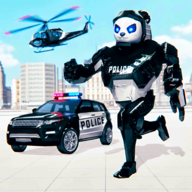 警察熊猫机器人加速器