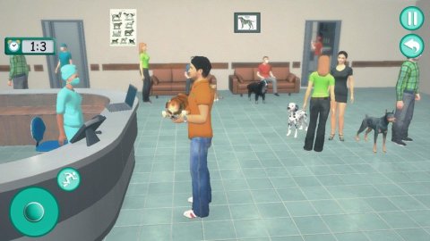 虚拟宠物护理医院模拟截图