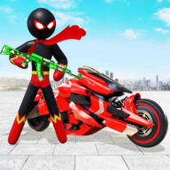 火柴人摩托车超级英雄加速器