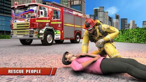 城市消防车驾驶救援3D截图2