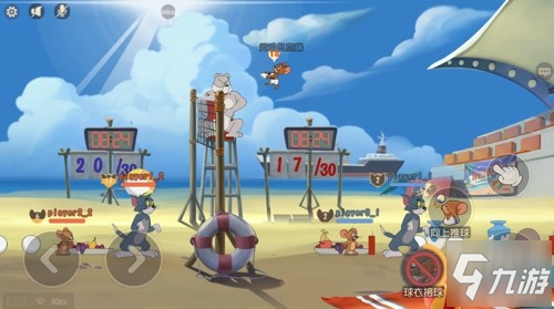夏季运动分赛场 《猫和老鼠》沙滩排球2.0今日上线