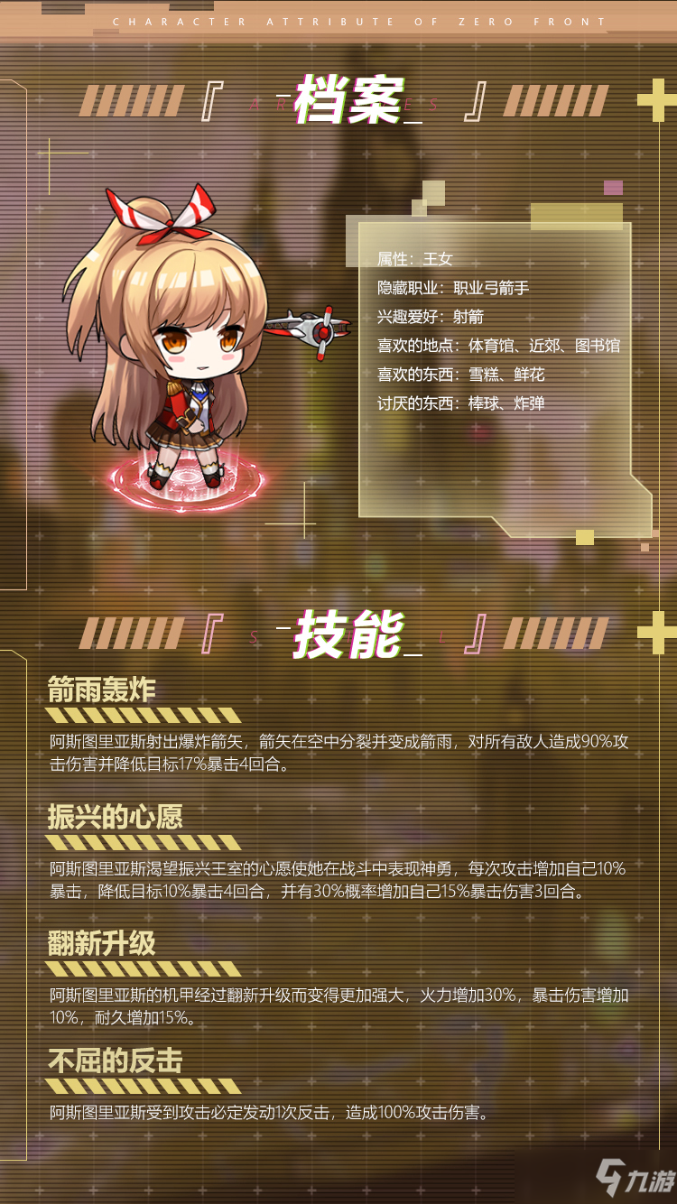 【战姬档案】王位继承人—阿斯图里亚斯