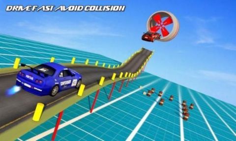 空中坡道汽車特技3D截圖2