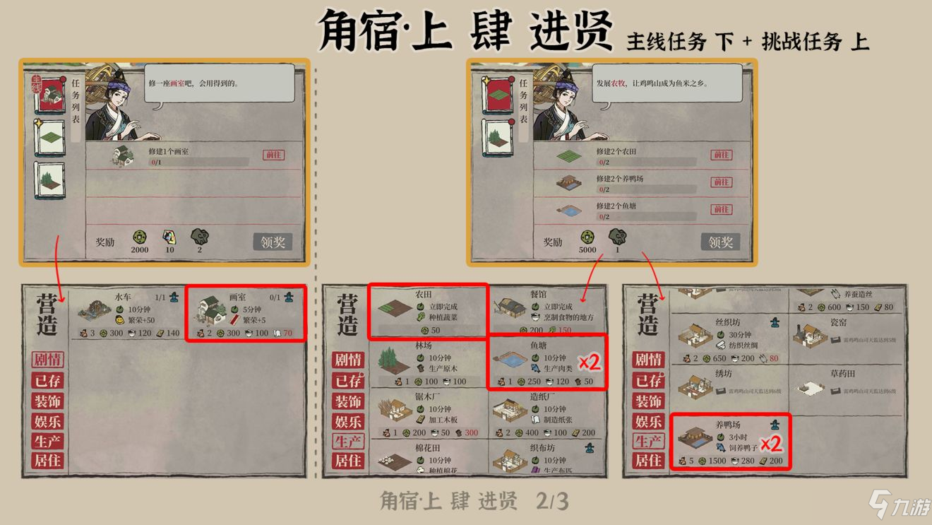 江南百景图角宿上肆进贤任务完成攻略
