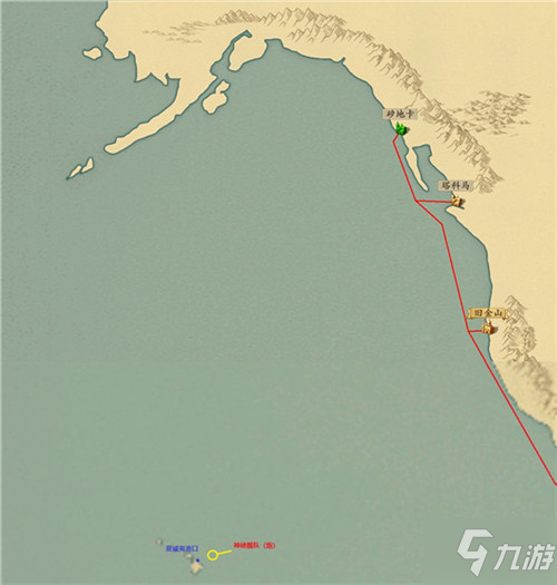 梦回大航海神秘舰队位置一览