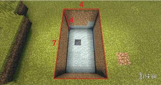 《我的世界手游》自動打水機 自動打水機搭建方法