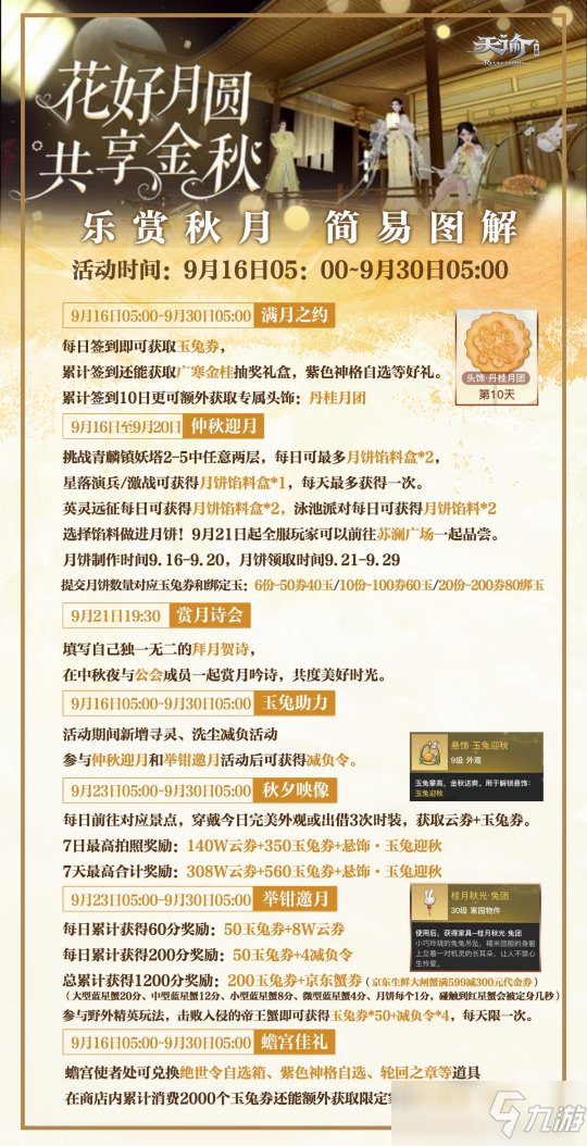<a id='link_pop' class='keyword-tag' href='https://www.9game.cn/tianyu/'>天谕手游</a>乐赏秋月金秋主题活动简易图解分享