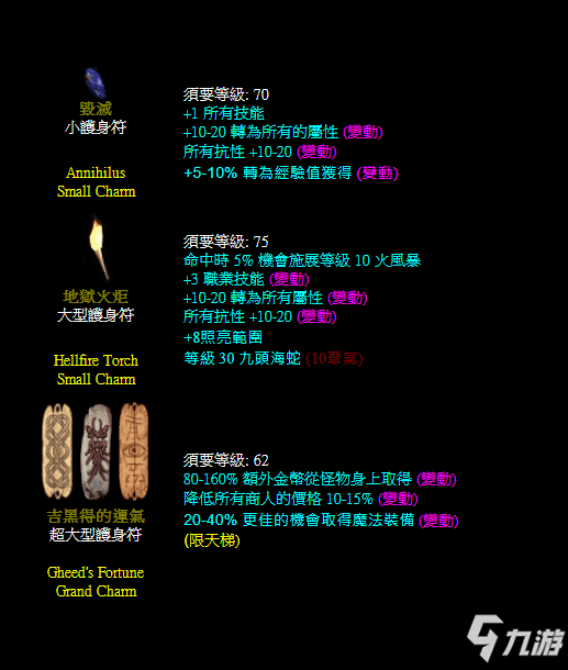 暗黑破坏神2重制版饰品推荐 强力戒指项链护身符一览