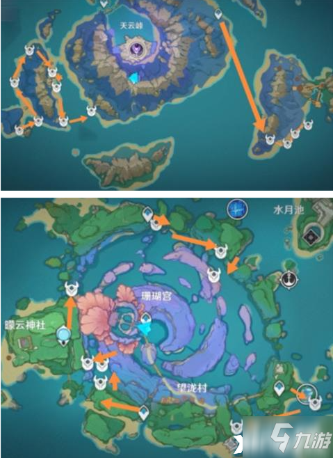 《原神》飘浮灵收集路线一览