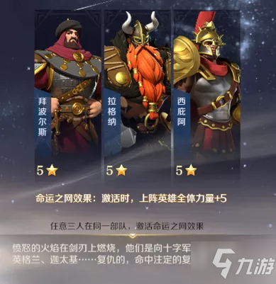 《文明与征服》阵容推荐丨五星全A技能超低配突击队，新手开荒必备好帮手！