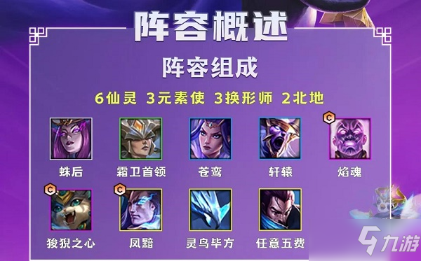 《金铲铲之战》仙灵换形师阵容搭配分享