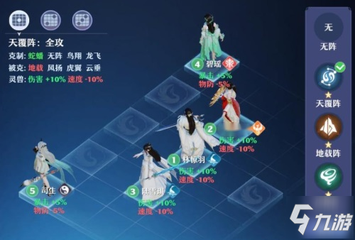 临兵斗者《梦幻新诛仙》阵法系统攻略