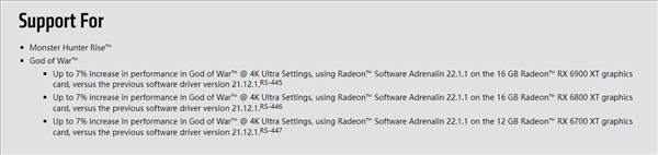 AMD 22.1.1顯卡驅(qū)動更新 《戰(zhàn)神》PC版4K性能優(yōu)化
