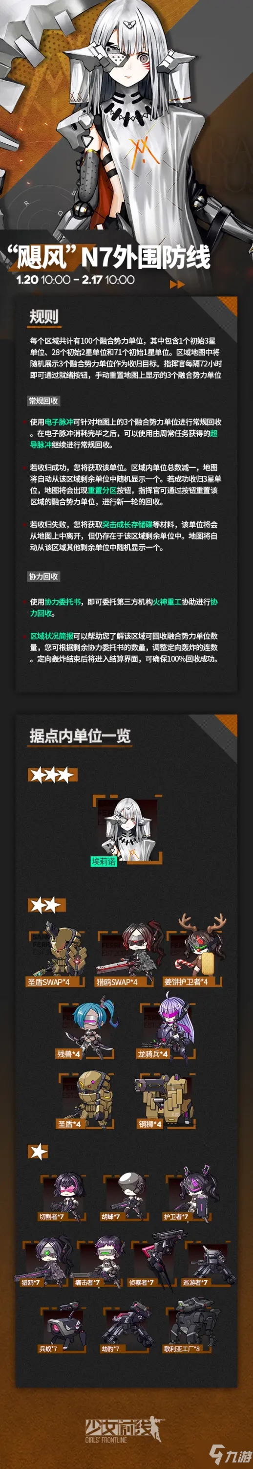 少女前線三星融合勢力單位埃莉諾怎么樣 少女前線埃莉諾復(fù)刻時(shí)間介紹