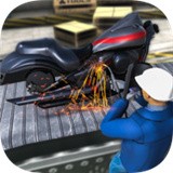 摩托车修理厂加速器