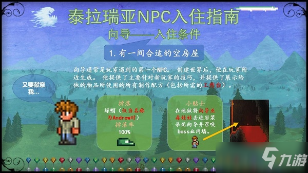 泰拉瑞亞npc入住條件大全圖最新